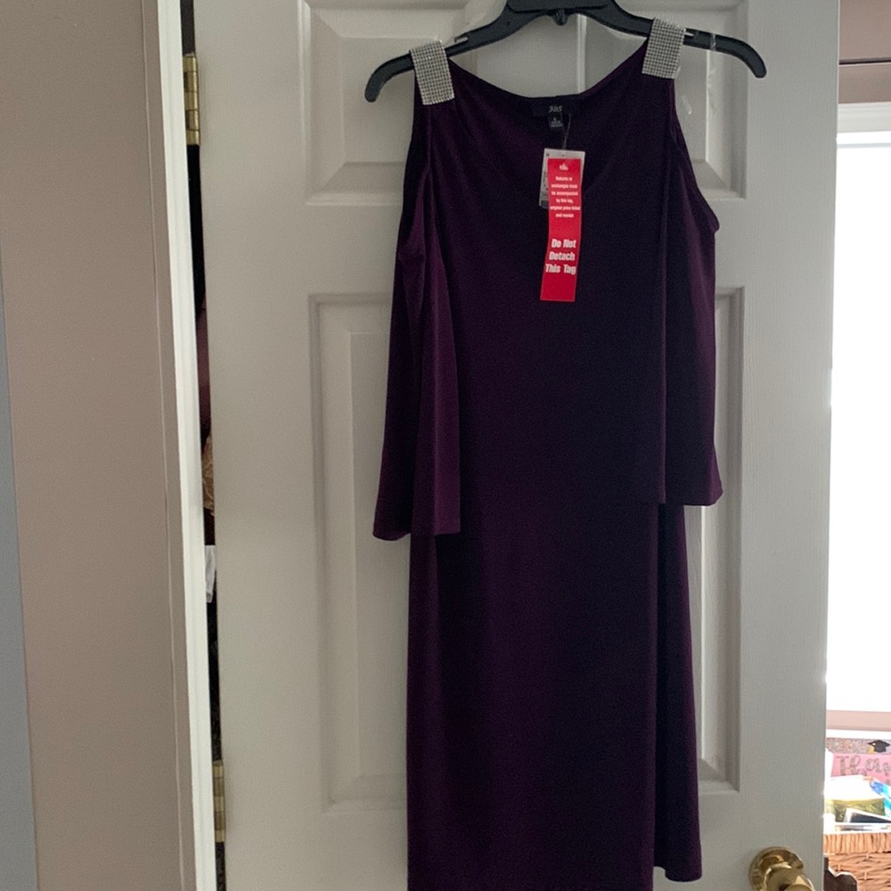 Dressy purple dress, size small